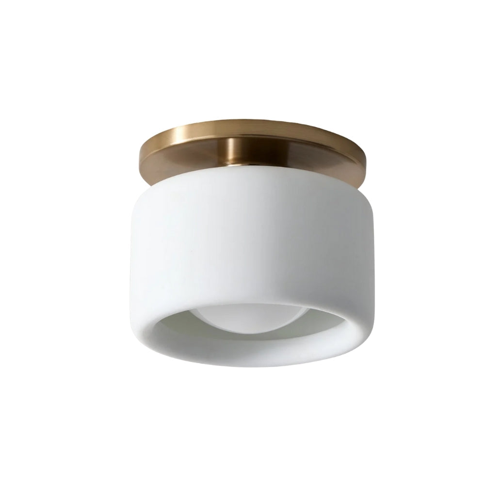 Elegante lampada da soffitto in porcellana