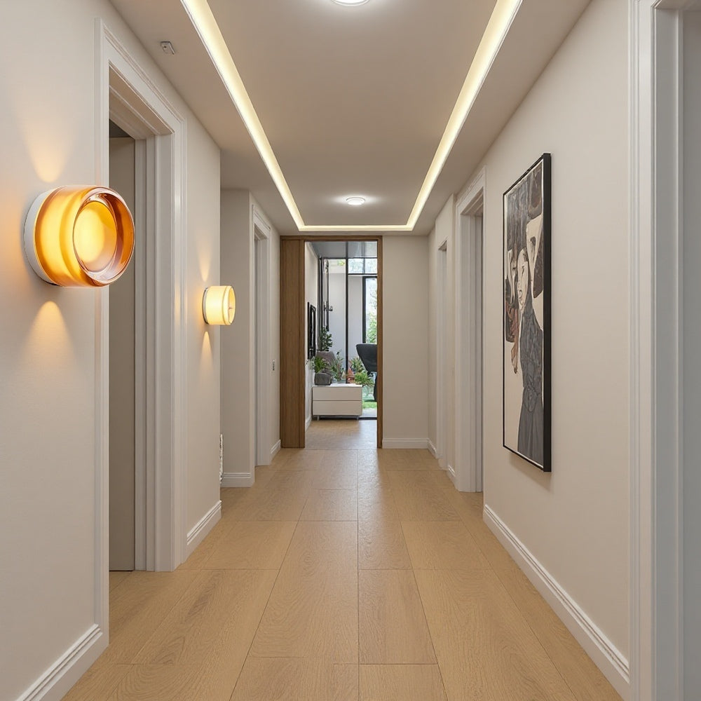 Lampada moderna Dimple per parete