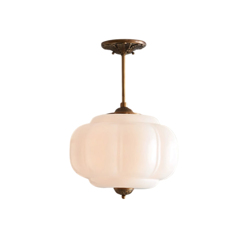 Lampada da soffitto in vetro vintage – Elegante illuminazione semi-incassata
