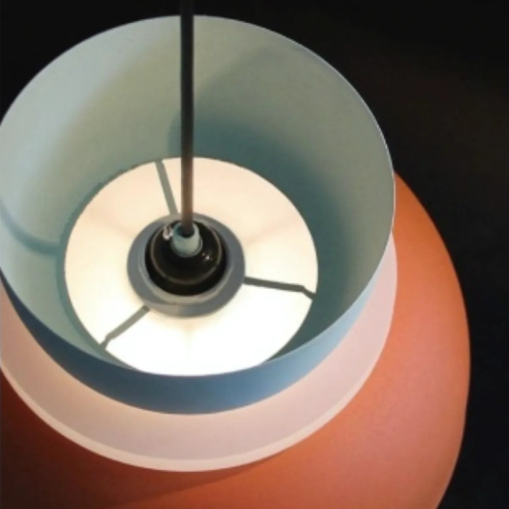 Lampada a sospensione geometrica nordica in metallo - multicolore