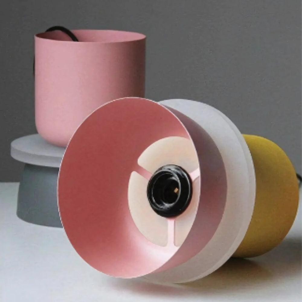 Lampada a sospensione geometrica nordica in metallo - multicolore