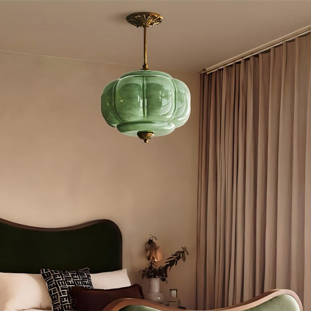 Lampada da soffitto in vetro vintage – Elegante illuminazione semi-incassata