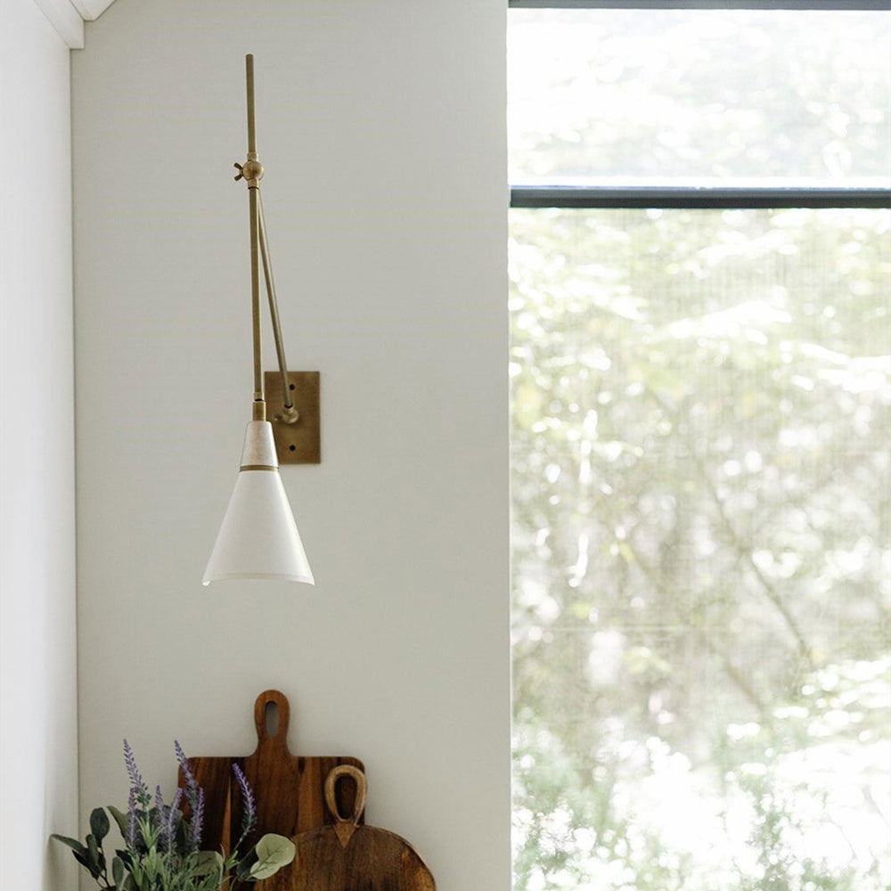 Lampada da parete direzionale - Lampada da lavoro per corridoio nera opaca